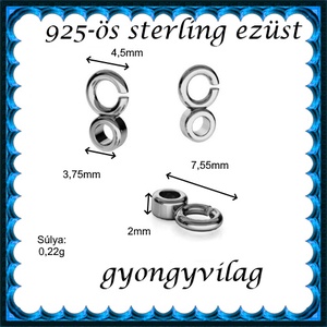 925-ös sterling ezüst ékszerkellék: medáltartó, medálkapocs EMT 36r Antikolt, Kellékek & szerszámok, Gyöngy, ékszerkellék, Egyéb alkatrész, Ékszerkészítés, Mindenmás, Ékszerkészítés, MESKA