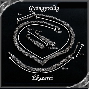 Esküvői, menyasszonyi, alkalmi ékszer szett, swarovszki kristály SSZE-SW01-1 5328 - ékszer - ékszerszett - Meska.hu