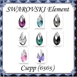 Ékszerkellék: Swarovski kristály csepp 18mm-es medál több színben SW6565-18, Kellékek & szerszámok, Gyöngy, ékszerkellék, Swarovski kristályok, Ékszerkészítés, Ékszerkészítés, MESKA