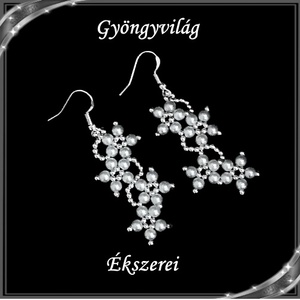 Esküvői, menyasszonyi, alkalmi ékszer szett,  SSZEB-GY01 fehér - esküvő - ékszer - ékszerszett - Meska.hu