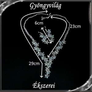 Esküvői, menyasszonyi, alkalmi ékszer szett,  SSZEB-GY02 crystal ab - esküvő - ékszer - ékszerszett - Meska.hu