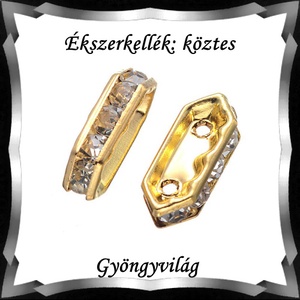 Ékszerkellék: köztes / díszítőelem / gyöngy BKÖ 2S 11a 5db, Kellékek & szerszámok, Gyöngy, ékszerkellék, Fém köztesek, Ékszerkészítés, Mindenmás, Ékszerkészítés, MESKA