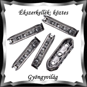 Ékszerkellék: köztes / díszítőelem / gyöngy BKÖ 3S 07-21,4x7f 5db, Kellékek & szerszámok, Gyöngy, ékszerkellék, Fém köztesek, Ékszerkészítés, Mindenmás, Ékszerkészítés, MESKA