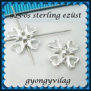 925-ös sterling ezüst ékszerkellék: köztes / gyöngy / dísz  EKÖ 99, Kellékek & szerszámok, Gyöngy, ékszerkellék, Fém köztesek, Ékszerkészítés, Mindenmás, Ékszerkészítés, MESKA