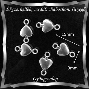 Ékszerkellék: medál, caboshon, fityegő BMCF-13e 10db/cs - kellékek & szerszámok - gyöngy, ékszerkellék - fém köztesek - Meska.hu