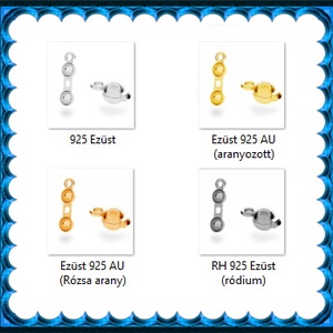 925-ös sterling ezüst ékszerkellék: csomótakaró ECST 06-4g - kellékek & szerszámok - gyöngy, ékszerkellék - egyéb alkatrész - Meska.hu