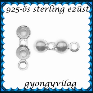 925-ös sterling ezüst ékszerkellék: csomótakaró ECST 06-5e, Kellékek & szerszámok, Gyöngy, ékszerkellék, Egyéb alkatrész, Ékszerkészítés, Mindenmás, Ékszerkészítés, MESKA