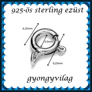 925-ös sterling ezüst ékszerkellék: lánckalocs ELK 1S 12-1-9,25e - kellékek & szerszámok - gyöngy, ékszerkellék - egyéb alkatrész - Meska.hu