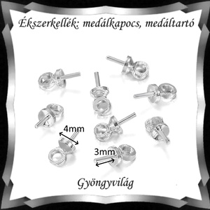 Ékszerkellék: medálkapocs BMK 09-4e 20db/csomag - kellékek & szerszámok - gyöngy, ékszerkellék - egyéb alkatrész - Meska.hu