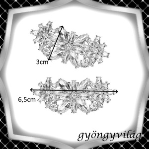 Esküvői, menyasszonyi, alkalmi cipődísz, cipőklipsz ES-CK34e - esküvő - cipő és cipőklipsz - Meska.hu