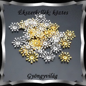 Ékszerkellék: köztes / díszítőelem / gyöngy BKÖ 1S 48 20db/csomag, Kellékek & szerszámok, Gyöngy, ékszerkellék, Fém köztesek, Ékszerkészítés, Mindenmás, Ékszerkészítés, MESKA