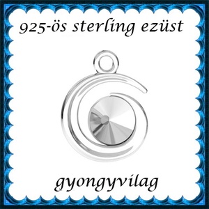 925-ös sterling ezüst ékszerkellék: medál / pandora / fityegő EMTÉ23, Kellékek & szerszámok, Gyöngy, ékszerkellék, Fém köztesek, Ékszerkészítés, Mindenmás, Ékszerkészítés, MESKA