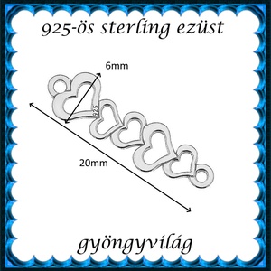 925-ös finomságú sterling ezüst kandeláber/ továbbépíthető köztes /tartó elem  EKA2 68 - kellékek & szerszámok - gyöngy, ékszerkellék - egyéb alkatrész - Meska.hu