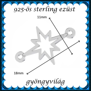 925-ös finomságú sterling ezüst kandeláber/ továbbépíthető köztes /tartó elem  EKA2 80 - kellékek & szerszámok - gyöngy, ékszerkellék - egyéb alkatrész - Meska.hu