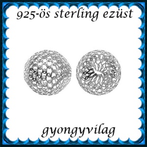 925-ös sterling ezüst ékszerkellék: köztes / gyöngy / dísz EKÖ 26-5 2db/cs, Kellékek & szerszámok, Gyöngy, ékszerkellék, Fém köztesek, Ékszerkészítés, Ékszerkészítés, MESKA