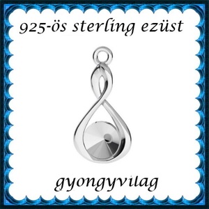 925-ös sterling ezüst ékszerkellék: medál / pandora / fityegő EMTÉ33, Kellékek & szerszámok, Gyöngy, ékszerkellék, Fém köztesek, Ékszerkészítés, Mindenmás, Ékszerkészítés, MESKA