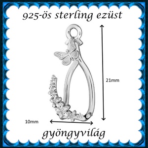  925-ös ezüst medáltartó EMT 44, Kellékek & szerszámok, Gyöngy, ékszerkellék, Egyéb alkatrész, Ékszerkészítés, Mindenmás, Ékszerkészítés, MESKA