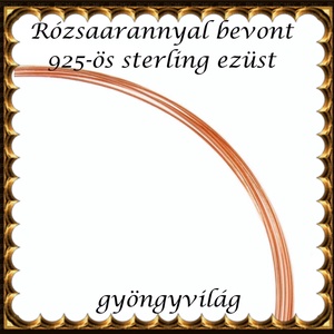 925-ös sterling ezüst ékszerkellék: ezüst huzal  soft(lágy)EH 0,5mm-es  rg , Kellékek & szerszámok, Gyöngy, ékszerkellék, Drót, Ékszerkészítés, Ékszerkészítés, MESKA