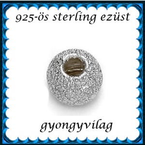 925-ös sterling ezüst ékszerkellék: köztes/gyöngy/díszitőelem EKÖ 34-3e 4db/csomag, Kellékek & szerszámok, Gyöngy, ékszerkellék, Fém köztesek, Ékszerkészítés, Mindenmás, Ékszerkészítés, MESKA