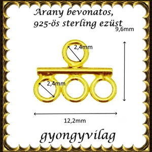 925-ös sterling ezüst ékszerkellék: kandeláber/ továbbépíthető EKA 63g - kellékek & szerszámok - gyöngy, ékszerkellék - egyéb alkatrész - Meska.hu