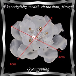 Ékszerkellék: medál, caboshon, fityegő BMCF-0-25ae - kellékek & szerszámok - gyöngy, ékszerkellék - fém köztesek - Meska.hu