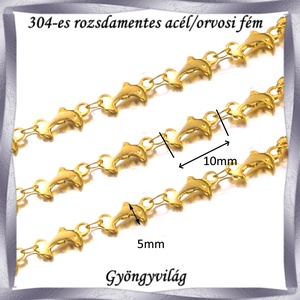 304 Nemes acél ékszerkellék: lánc méterben NALM 02g , Kellékek & szerszámok, Gyöngy, ékszerkellék, Egyéb alkatrész, Ékszerkészítés, Mindenmás, Ékszerkészítés, MESKA