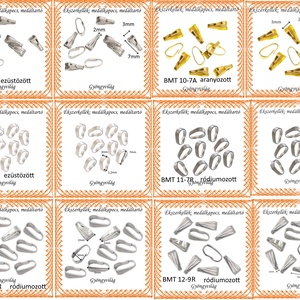 Ékszerkellék: medáltartó BMT 10-11-12, Kellékek & szerszámok, Gyöngy, ékszerkellék, Egyéb alkatrész, Ékszerkészítés, Mindenmás, Ékszerkészítés, MESKA