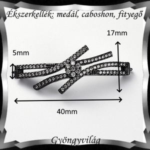 Ékszerkellék: medál, caboshon, fityegő BMCF-30 - kellékek & szerszámok - gyöngy, ékszerkellék - fém köztesek - Meska.hu