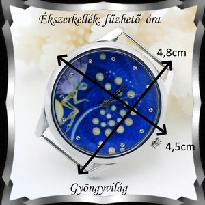 Ékszerkellék: fűzhető óra BOSZ 99 nagy méret - kellékek & szerszámok - gyöngy, ékszerkellék - egyéb alkatrész - Meska.hu