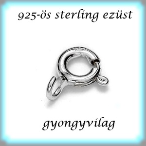 925-ös sterling ezüst ékszerkellék: lánckapocs ELK 1S 12-1-8,3e 2db/csomag, Kellékek & szerszámok, Gyöngy, ékszerkellék, Egyéb alkatrész, Ékszerkészítés, MESKA