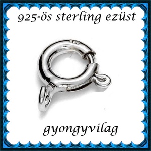 925-ös sterling ezüst ékszerkellék: lánckapocs ELK 1S 12-1-12e , Kellékek & szerszámok, Gyöngy, ékszerkellék, Egyéb alkatrész, Ékszerkészítés, MESKA