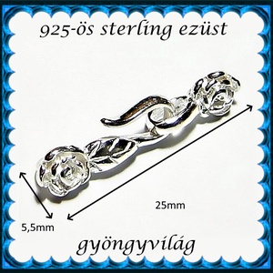 925-ös sterling ezüst ékszerkellék: lánckalocs ELK 1S 01 - kellékek & szerszámok - gyöngy, ékszerkellék - swarovski kristályok - Meska.hu