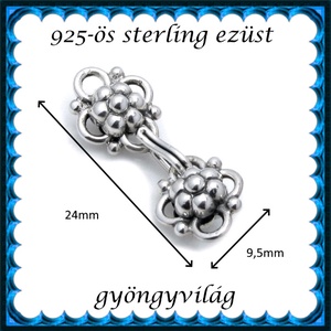 925-ös sterling ezüst ékszerkellék: lánckalocs ELK 1S 32B - kellékek & szerszámok - gyöngy, ékszerkellék - swarovski kristályok - Meska.hu