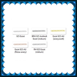 925-ös ezüst lánchosszabbító ELK LH 05-4e - kellékek & szerszámok - gyöngy, ékszerkellék - egyéb alkatrész - Meska.hu