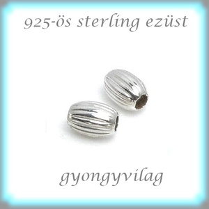 925-ös sterling ezüst ékszerkellék: köztes / gyöngy / dísz  EKÖ 51  4db/cs - kellékek & szerszámok - gyöngy, ékszerkellék - fém köztesek - Meska.hu