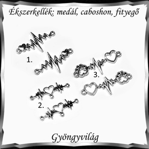 Ékszerkellék: medál, caboshon, fityegő BMCF-2-28 3db/cs több féle - kellékek & szerszámok - gyöngy, ékszerkellék - fém köztesek - Meska.hu