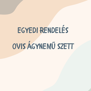 Egyedi rendelés-Óvodai ágynemű - Meska.hu