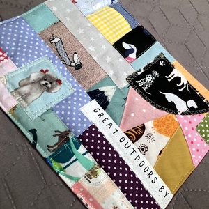 DOGS. Sok-kutyusos patchwork tányéralátét. - Meska.hu