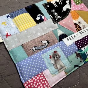 DOGS. Sok-kutyusos patchwork tányéralátét. - Meska.hu