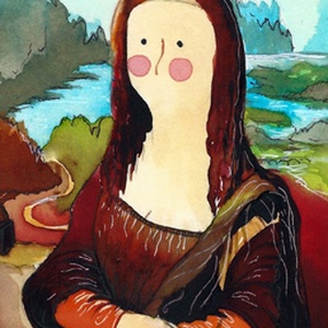 Mona Lisa- A4-as méretű nyomat - Meska.hu