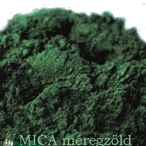 MICA POR (KRISTÁLYOS CSILLOGÁSÚ) MÉREGZÖLD 5 gr, Kellékek & szerszámok, Kozmetikai alapanyag, Szappankészítés, Mindenmás, MESKA