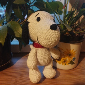 horgolt amigurumi Snoopy - Meska.hu