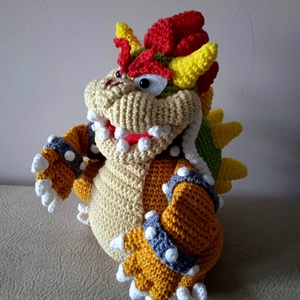 BOWSER, Játék & Sport, Plüssállat & Játékfigura, Más figura, Horgolás, MESKA