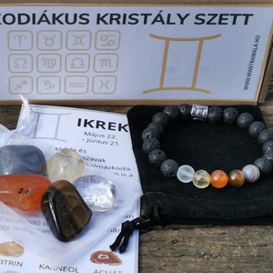 Zodiákus kristály szett- Ikrek, Ékszer, Ékszerszett, Ékszerkészítés, MESKA