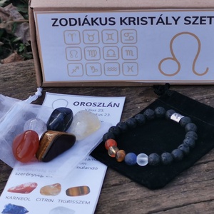 Zodiákus kristály szett- Oroszlán - Meska.hu