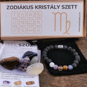 Zodiákus kristály szett- Szűz - Meska.hu