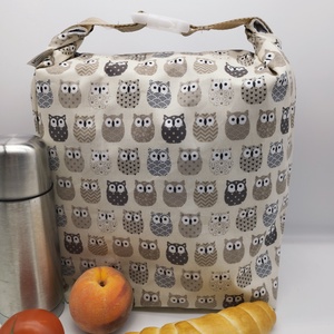 Uzsonnás táska - Rolltop lunch bag - zero waste - táska & tok - uzsonna- & ebéd tartó - ebéd tasak, doboz - Meska.hu