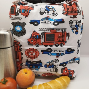 Uzsonnás táska - Rolltop lunch bag - zero waste - táska & tok - uzsonna- & ebéd tartó - ebéd tasak, doboz - Meska.hu