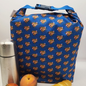 Uzsonnás táska - Rolltop lunch bag - zero waste, Táska & Tok, Uzsonna- & Ebéd tartó, Ebéd tasak, doboz, Varrás, MESKA