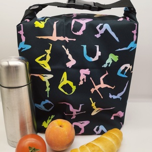 Uzsonnás táska - Rolltop lunch bag - zero waste - táska & tok - uzsonna- & ebéd tartó - ebéd tasak, doboz - Meska.hu